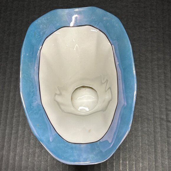 Vintage Meito China Japanese Flared Vase Porcelain Floral Motif Painted Japan - Picture 5 of 10